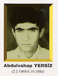 �ehit ��retmen
      Abdulvahap YERS�Z resmi foto�raf� 
