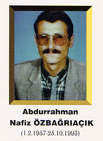 �ehit ��retmen
      Abdurrahman Nafiz �ZBA�RIA�IK resmi foto�raf� 
