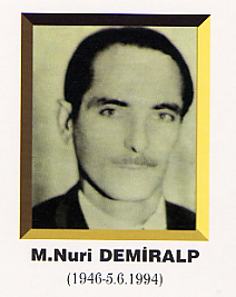 �ehit ��retmen
      M.Nuri DEM�RALP resmi foto�raf� 